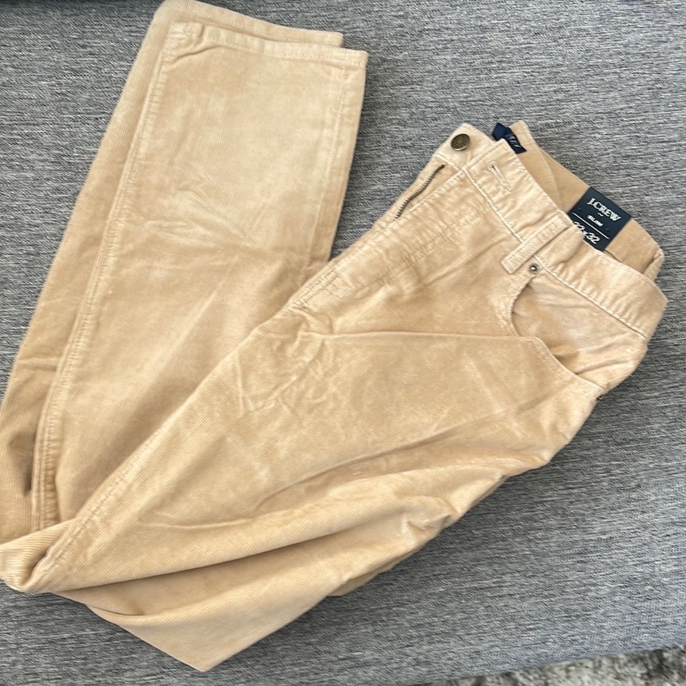 J crew corduroy slim pants